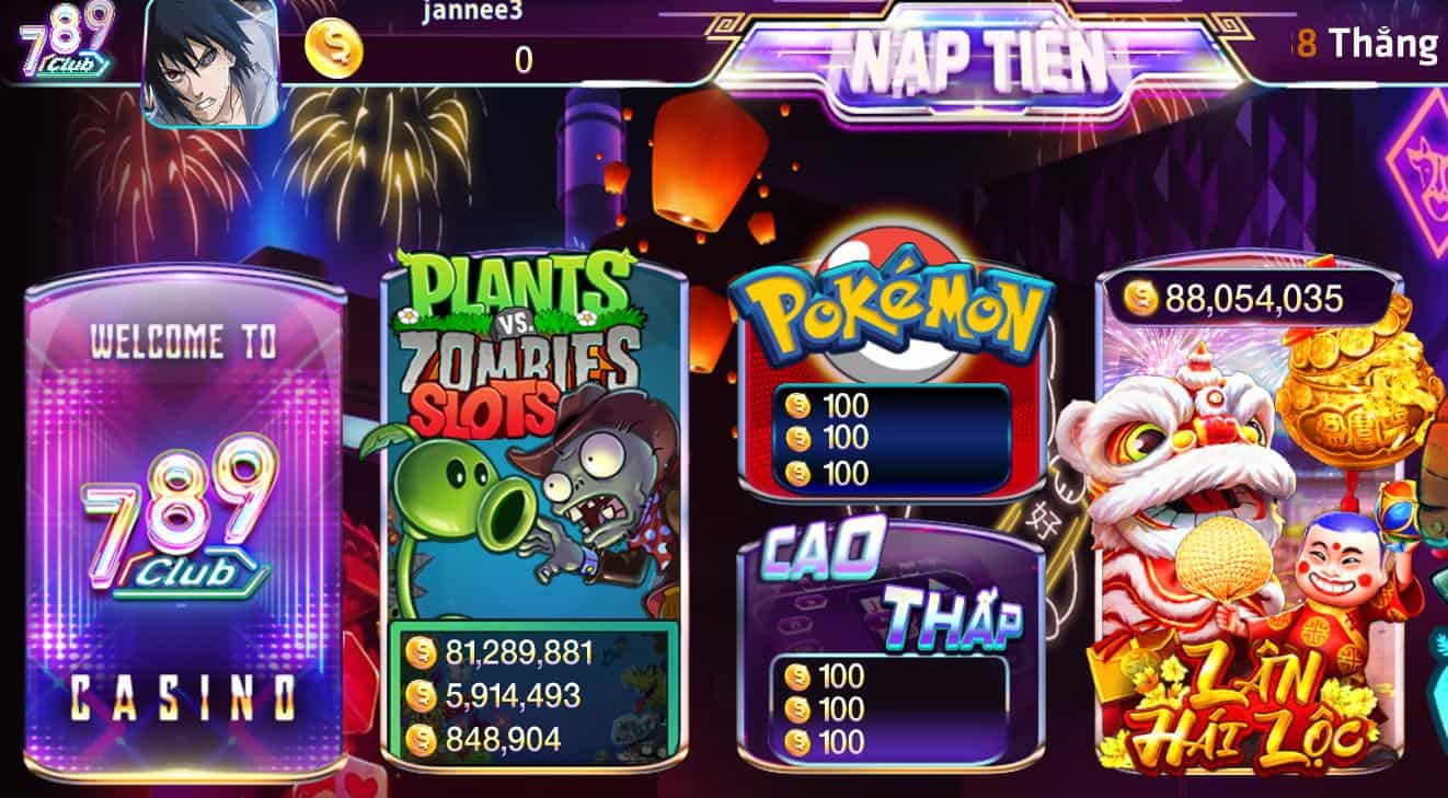  789Club thường xuyên tổ chức các chương trình khuyến mãi đặc biệt cho người chơi Pokemon